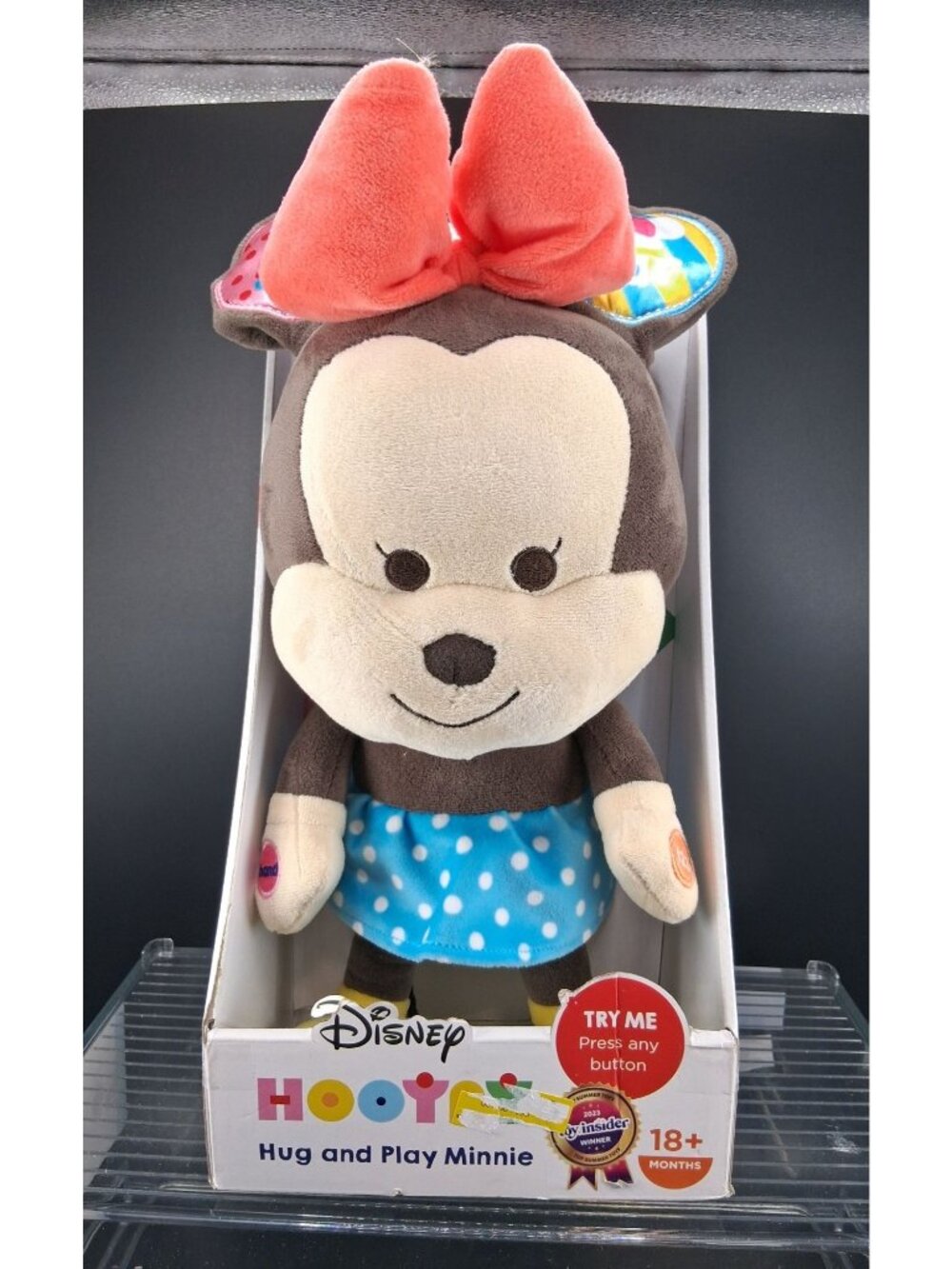 Disney Hooyay Hug & Play Minnie Plush Interactive Toy